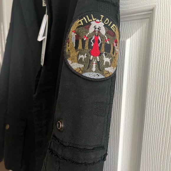 Zadig & Voltaire Virginia grunge jacket.  XS in BLACK. In EXCELLENT CONDITION! - Picture 3 of 14